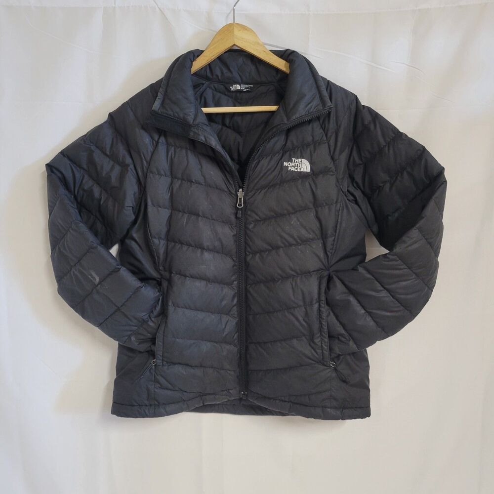 The North Face Flare 550 Down Jacket Womens M Black Puffer Lightweight Packable